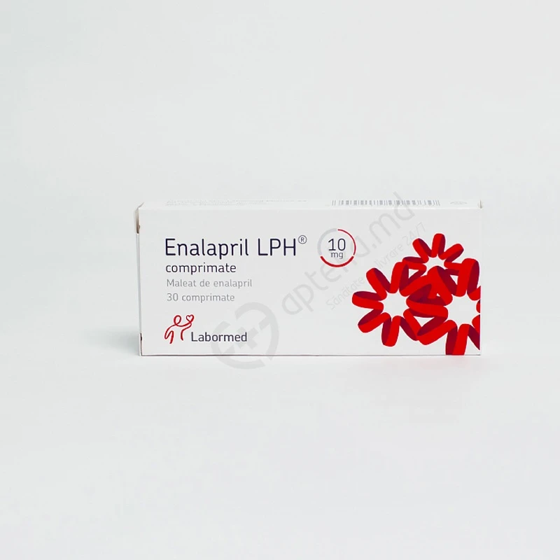 Эналаприл LPH, таб 10мг, N10x3 Эналаприл LPH, таб 10мг, N10x3