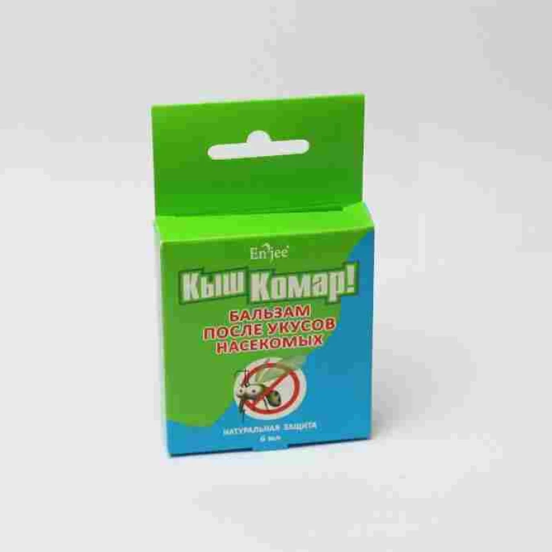 Роликовый бальзам после укусов насекомых «Кыш Комар» Энджи Enjee, 6 мл Роликовый бальзам после укусов насекомых «Кыш Комар» Энджи Enjee, 6 мл