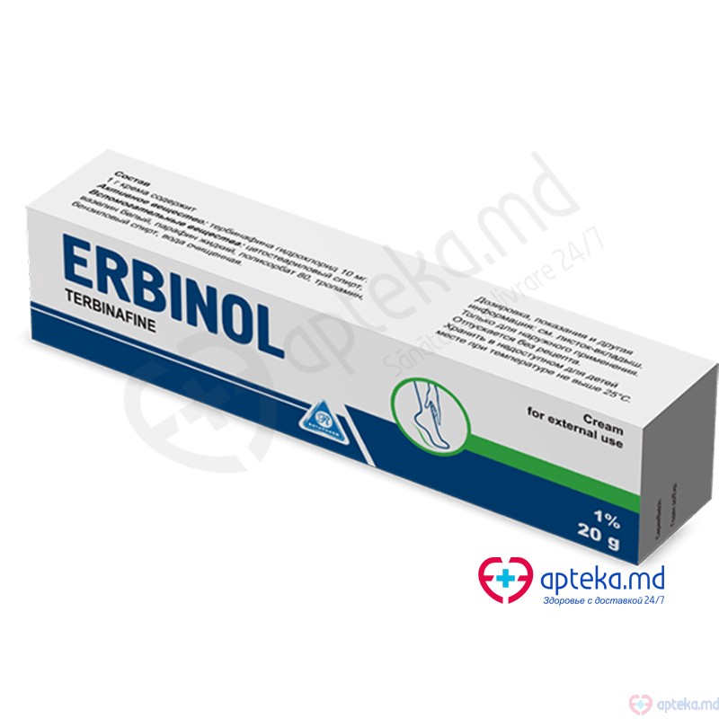 Erbinol crema 1% 20 g N1