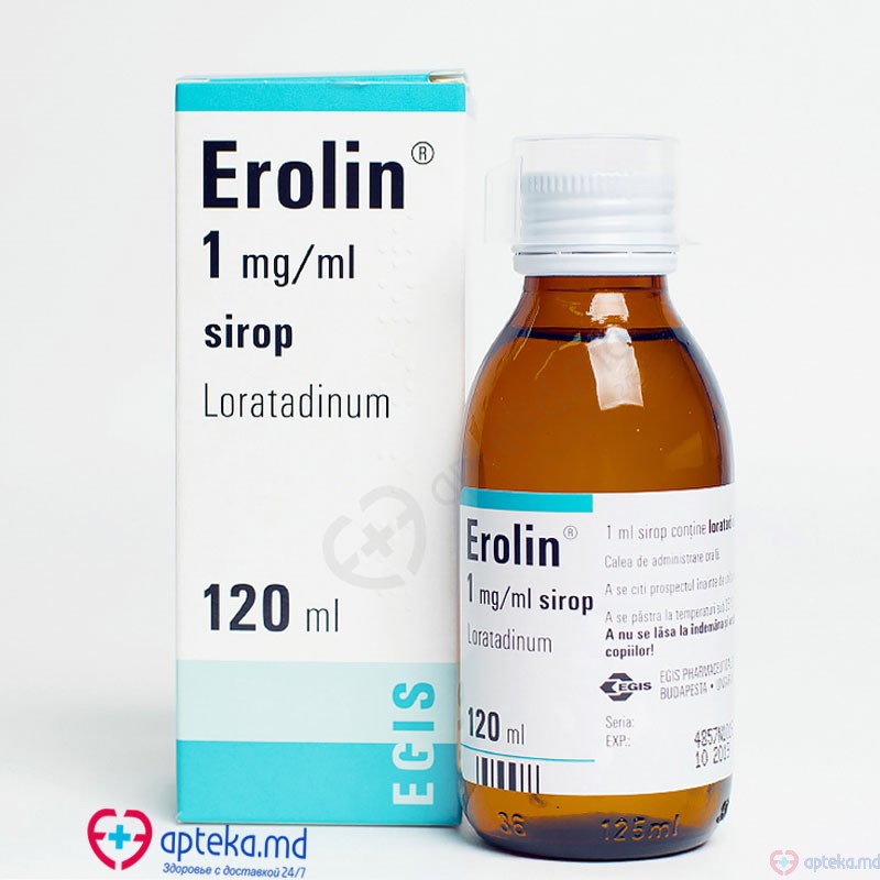 Erolin sirop 1 mg/ml 120 ml N1