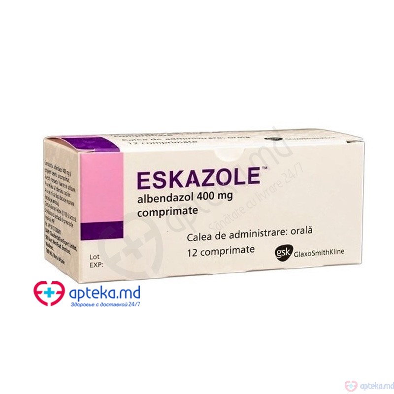 Eskazole comp. film. 400 mg N12