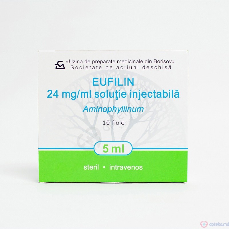 Eufilin sol. inj. 2,4% 5 ml N10