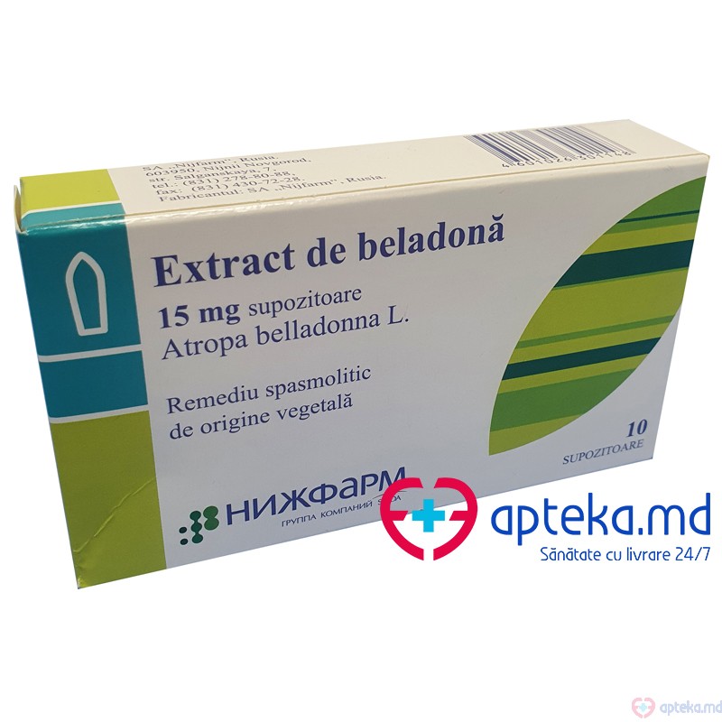 Extract de Beladona sup. 15 mg N5x2