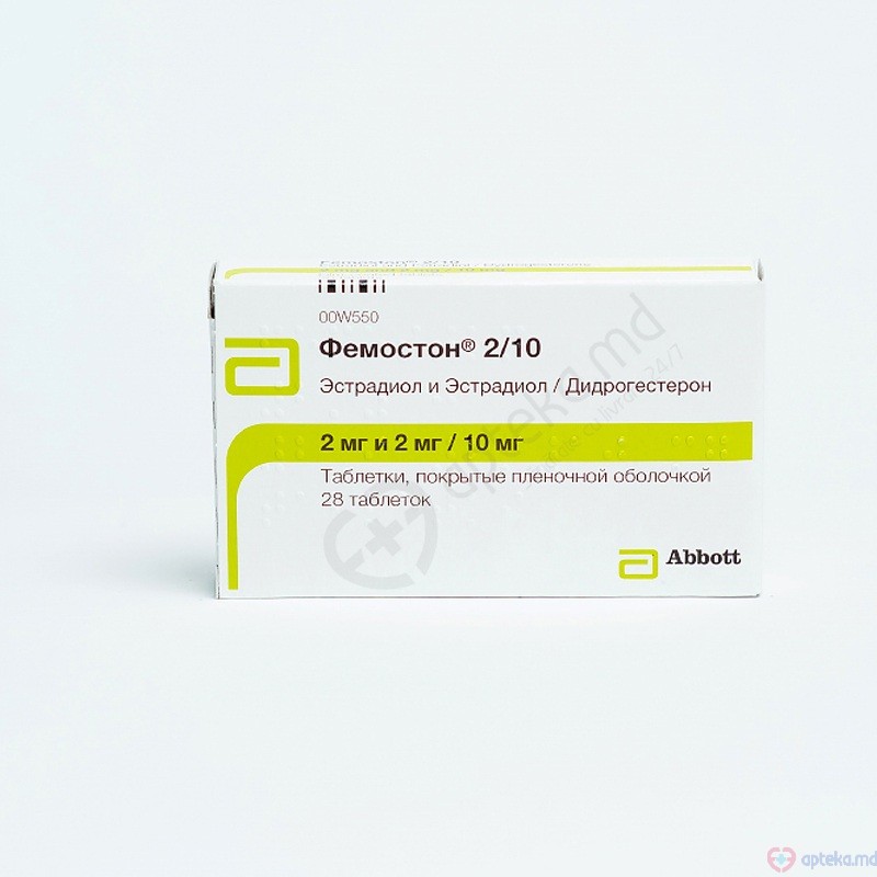 Femoston 2/10 comp. film. 2 mg; 2 mg + 10 mg N(14 + 14)