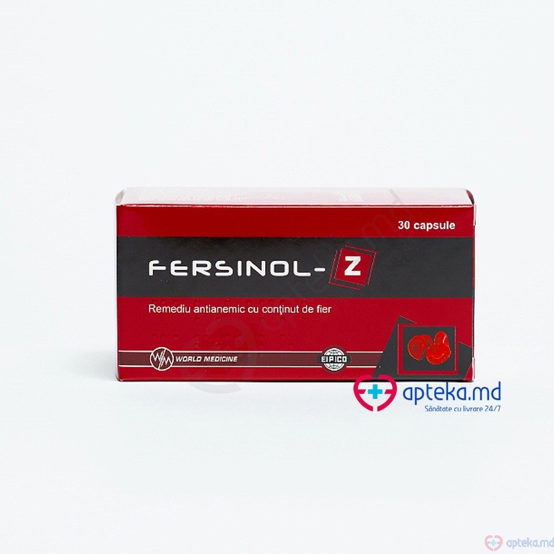 Fersinol-Z caps.  N6x5