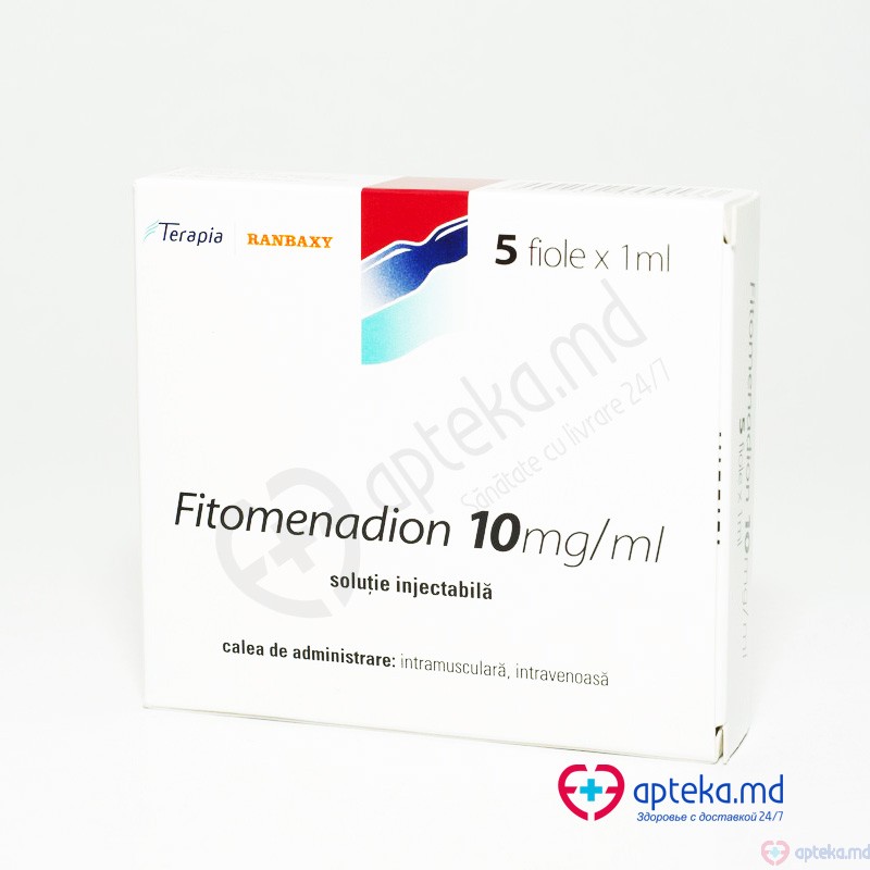 Fitomenadion 10 mg/ml sol. inj. 10 mg/ml 1 ml N5