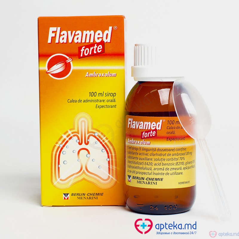 Flavamed forte sirop 30 mg/5 ml 100 ml N1