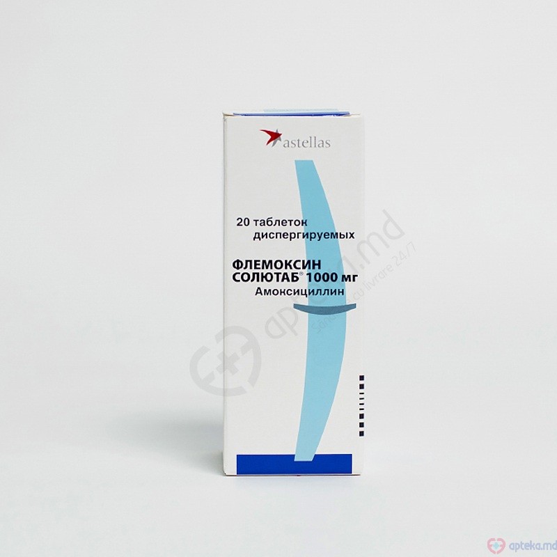 Flemoxin Solutab comp. orodisper. 1000 mg N5x4