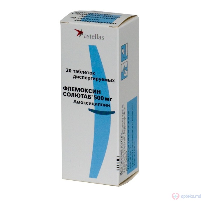 Flemoxin Solutab comp. orodisper. 500 mg N5x4