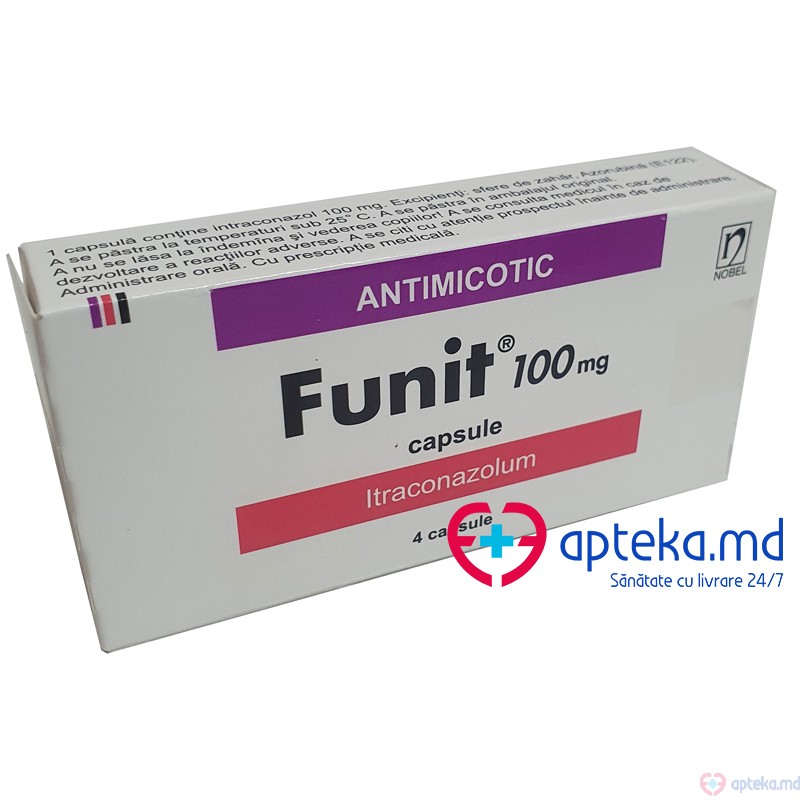 Funit caps. cu micropelete 100 mg N4