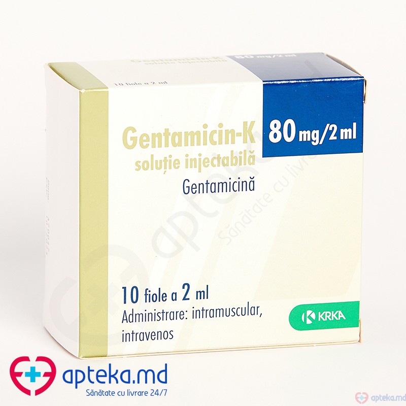 Gentamicin-K sol. inj. 80 mg/2 ml N5x2