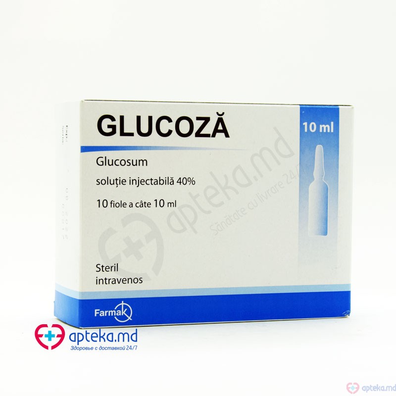 Glucoza sol. inj. 40% 10 ml N5x2