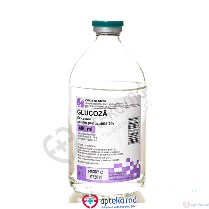 Glucoza sol. perf. 5% 400 ml N1