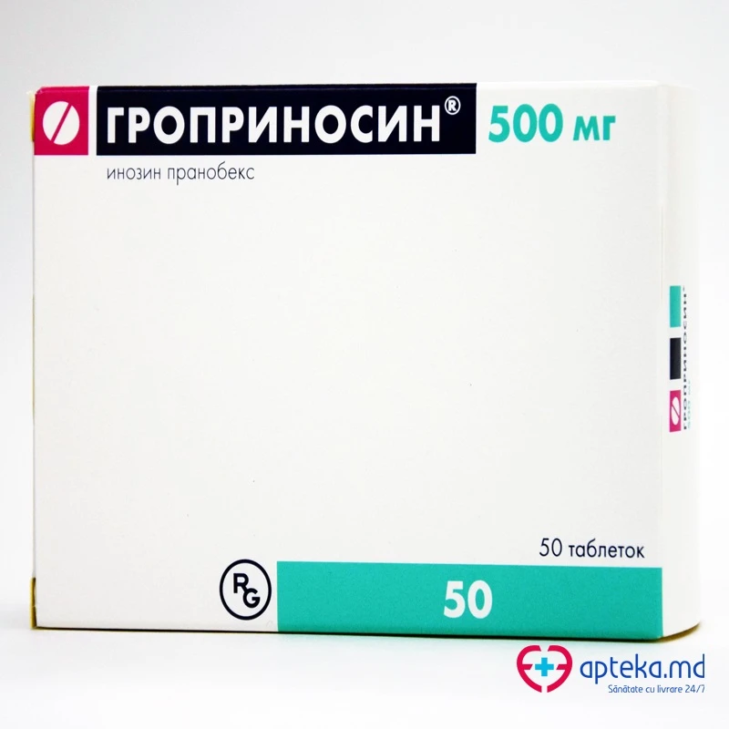 Гроприносин, таб 500мг, N10x5 Гроприносин, таб 500мг, N10x5