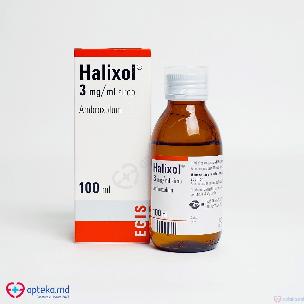 Halixol sirop 3 mg/ml 100 ml N1