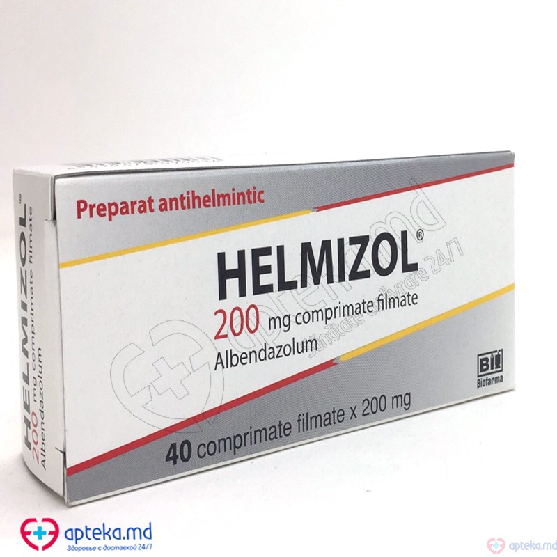 Helmizol comp. film. 200 mg N10x4