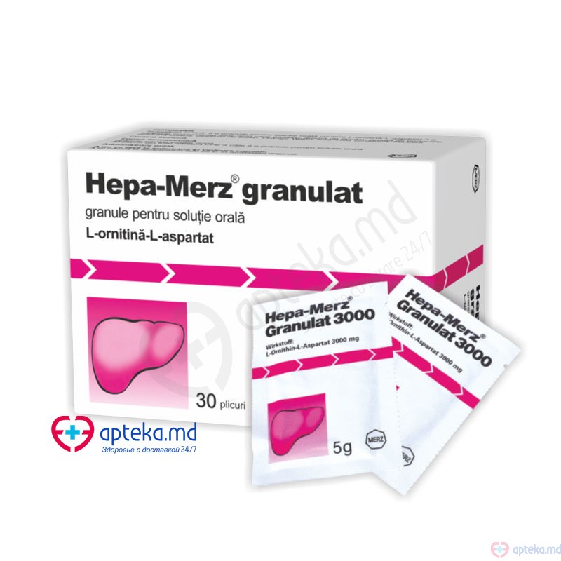 Hepa-Merz gran./sol. orala 5 g N30