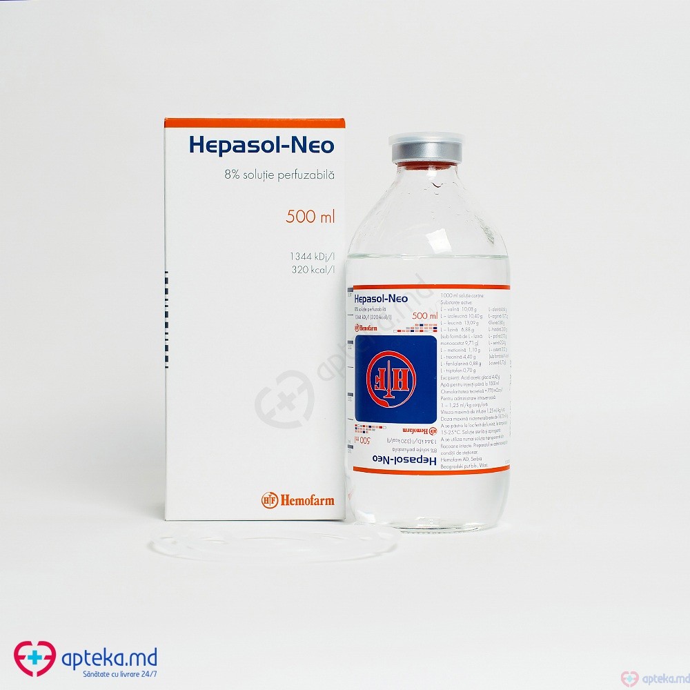 Hepasol-Neo sol. perf. 8% 500 ml N1