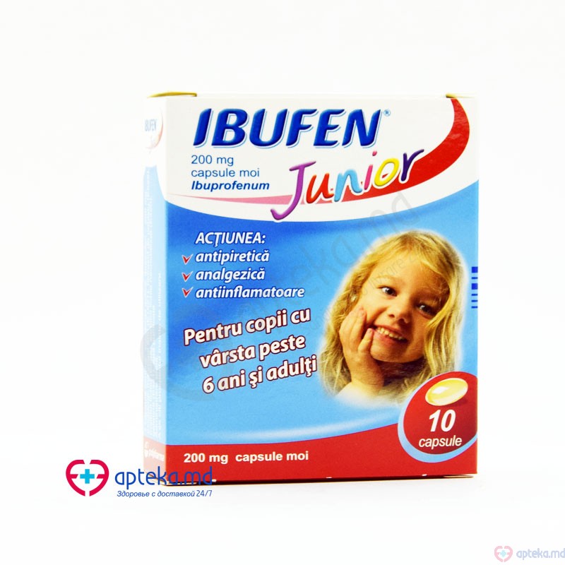 Ibufen Junior caps. moi 200 mg N10