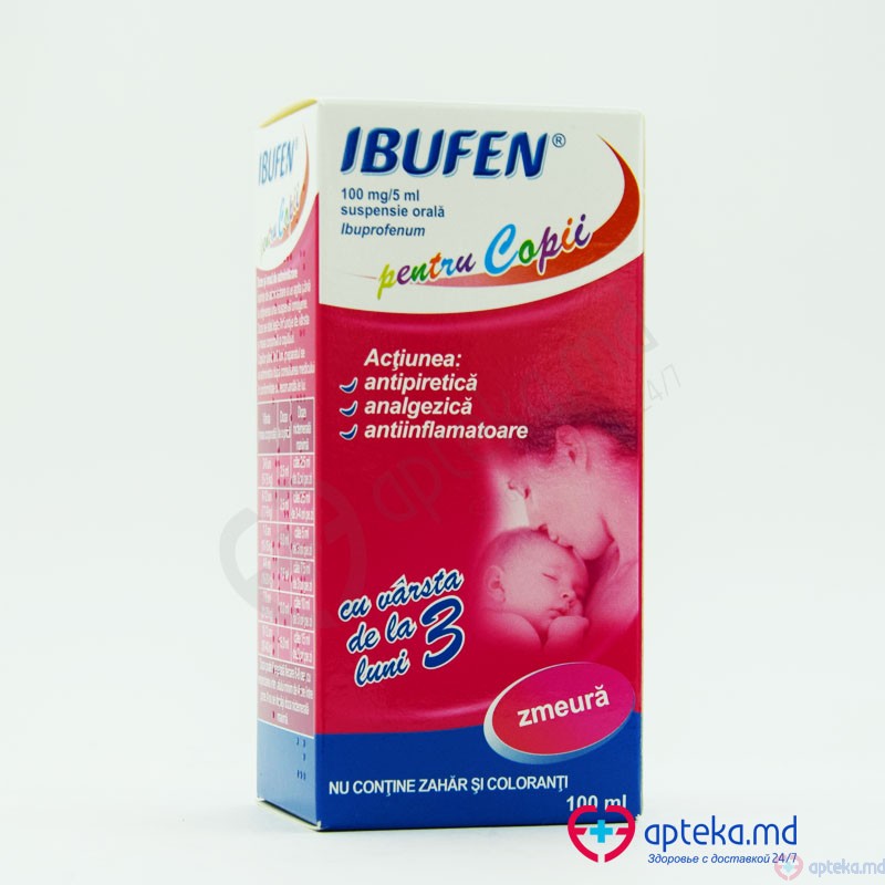 Ibufen susp. orala 100 mg/5 ml 100 g N1