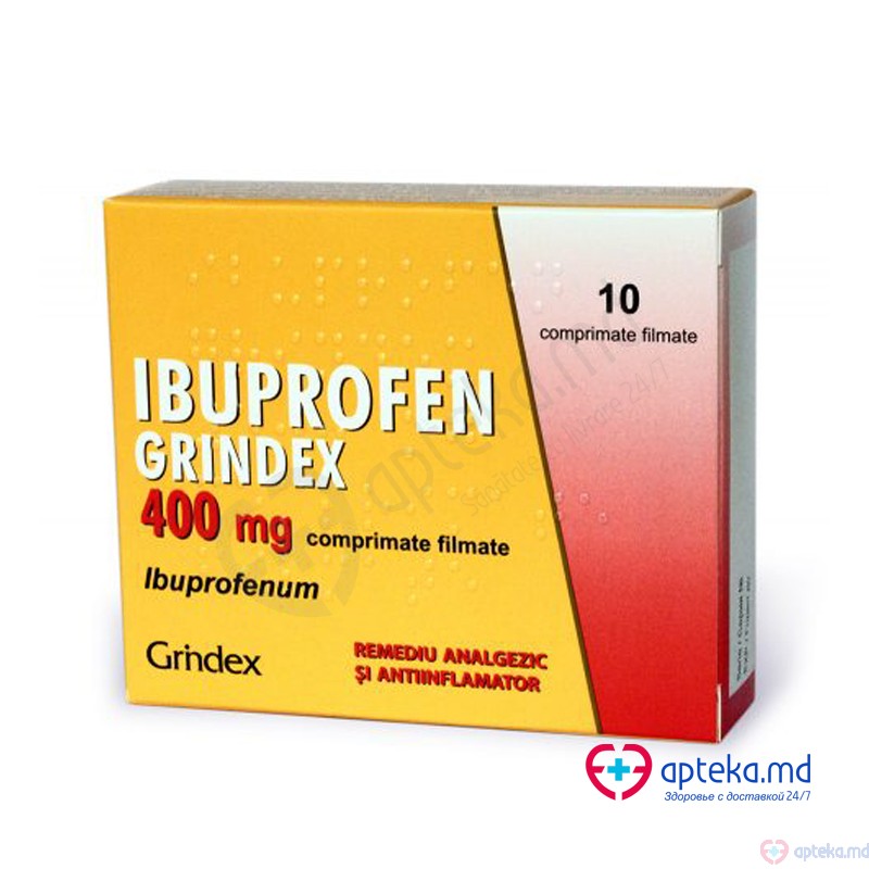 Ibuprofen Grindex comp. film. 400 mg N10x1