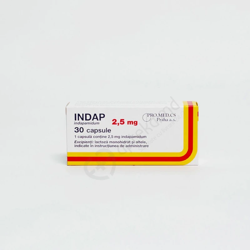 Индап, капс 2.5мг, N10x3 Индап, капс 2.5мг, N10x3
