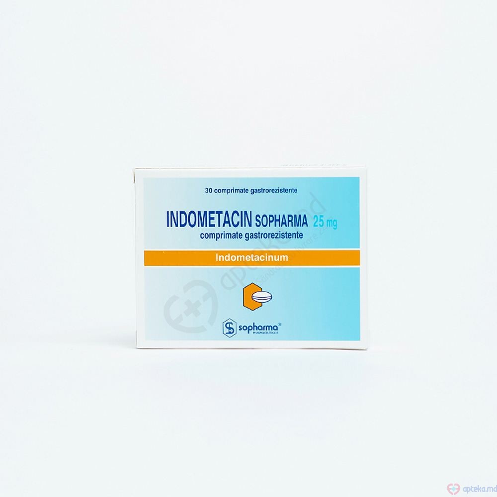 Indometacin Sopharma comp. gastrorez. 25 mg N30