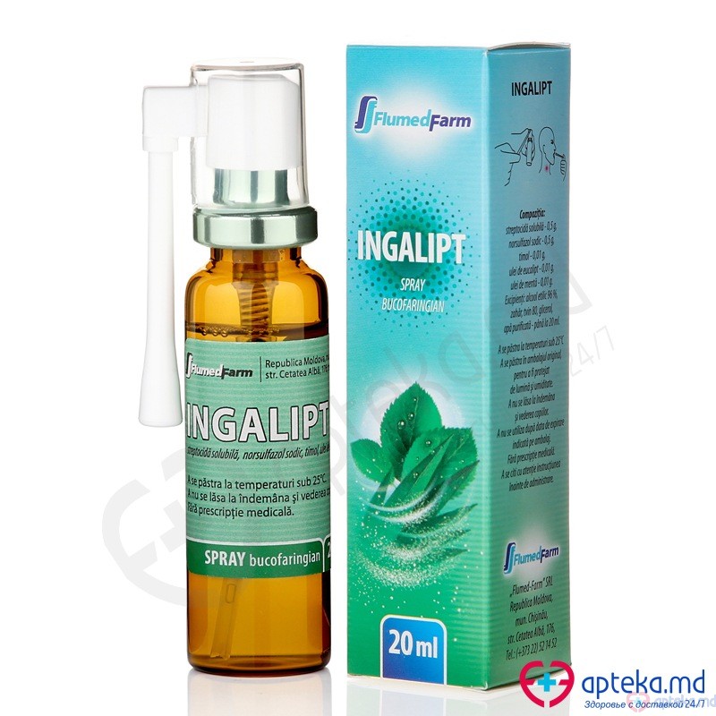 Ingalipt spray bucofaring. 20 ml N1