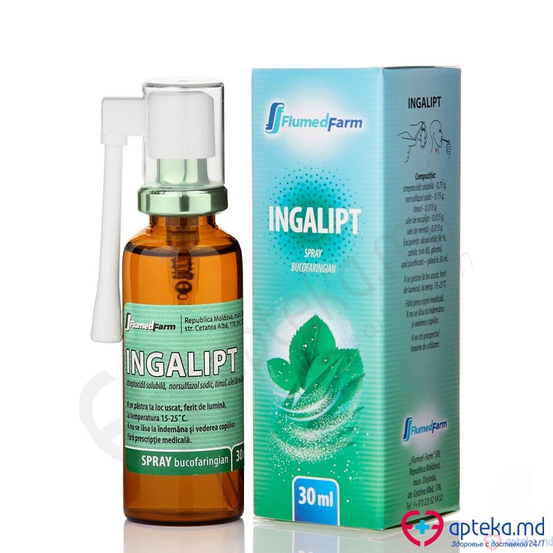 Ingalipt spray bucofaring. 30 ml N1