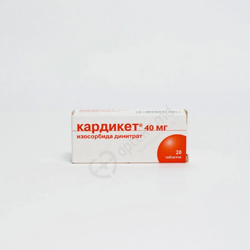 Кардикет, таб п/о пролонг 40мг, N10x2 Кардикет, таб п/о пролонг 40мг, N10x2