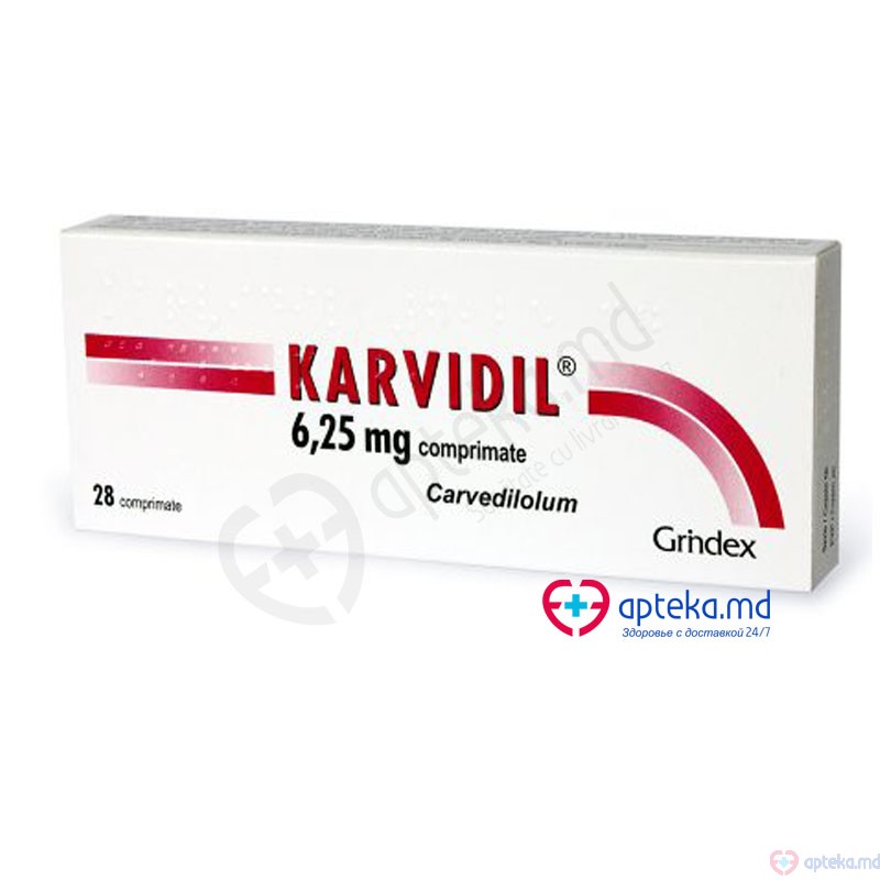 Karvidil comp. 6,25 mg N14x2