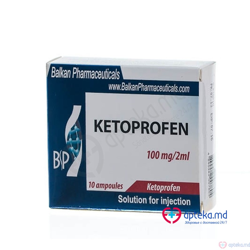 Ketoprofen sol. inj. 100 mg/2 ml 2 ml N10