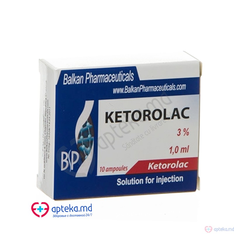 Ketorolac sol. inj. 3% 1 ml N10