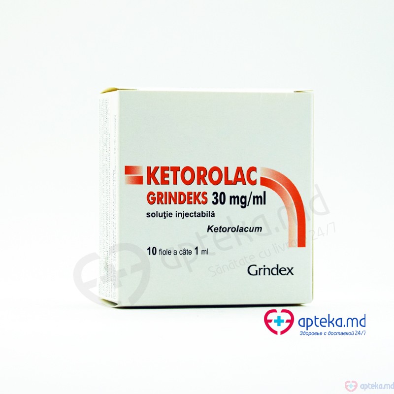 Ketorolac-Grindeks sol. inj. 30 mg/ml 1 ml N5x2