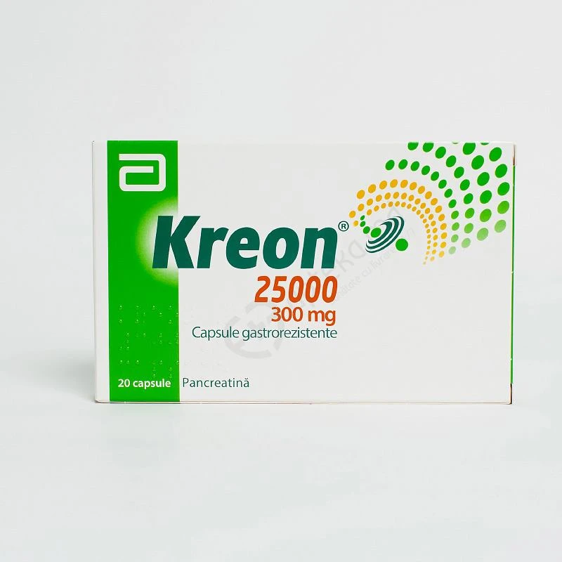 Креон 25000, капс 300мг, N20 Креон 25000, капс 300мг, N20