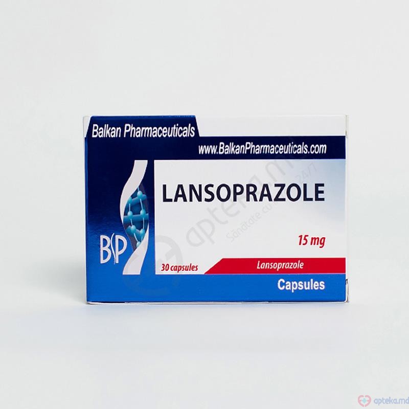 Lansoprazol caps. 15 mg N10x3