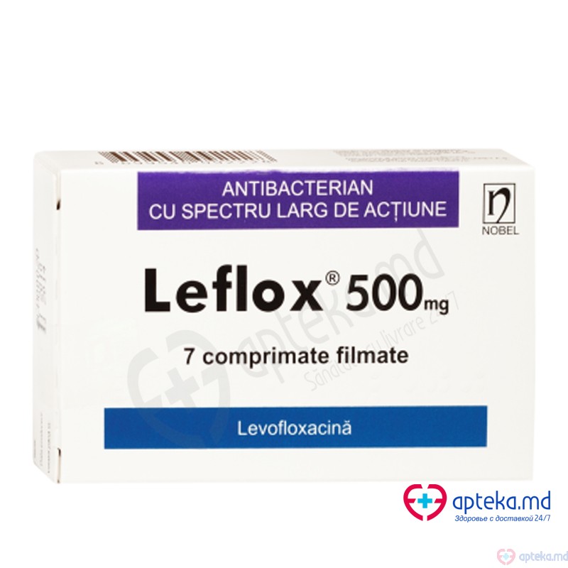 Leflox 500 comp. film. 500 mg N7