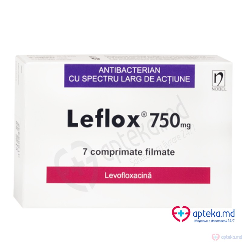 Leflox 750 comp. film. 750 mg N7