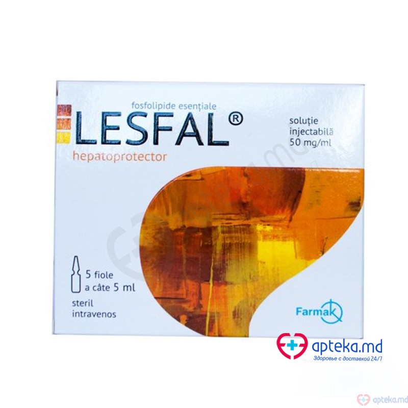 Lesfal sol. inj. 50 mg/ml 5 ml N5