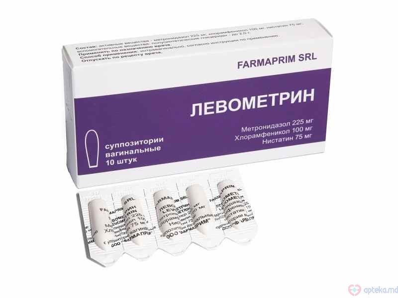 Levometrin ovule 225 mg + 100 mg + 75 mg N5x2