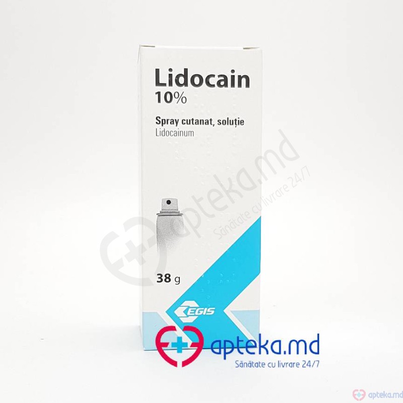 Lidocain spray cutanat solutie 4,6 mg/doza 38 g N1