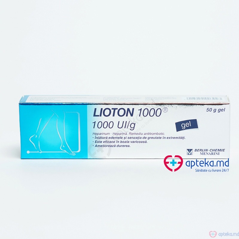 Lioton 1000 gel 1000 UI/g 50 g N1