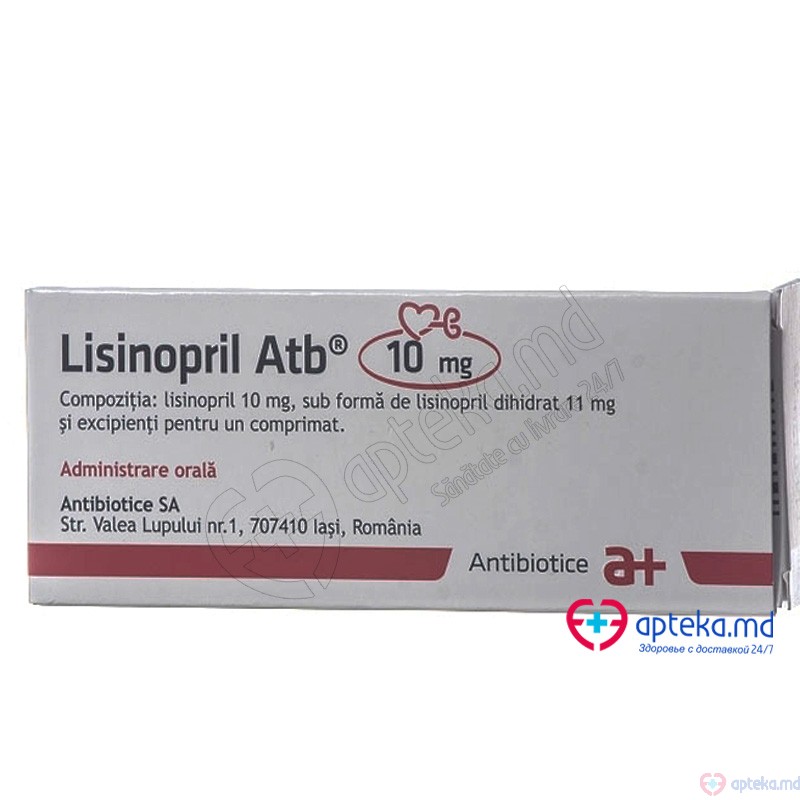 Lisinopril Atb 10 mg comp. 10 mg N10x3