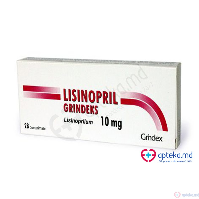 Lisinopril Grindeks comp. 10 mg N14x2