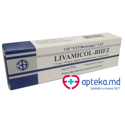 Livamicol-BHFZ ung. 7,5 mg + 40 mg/g 30 g N1