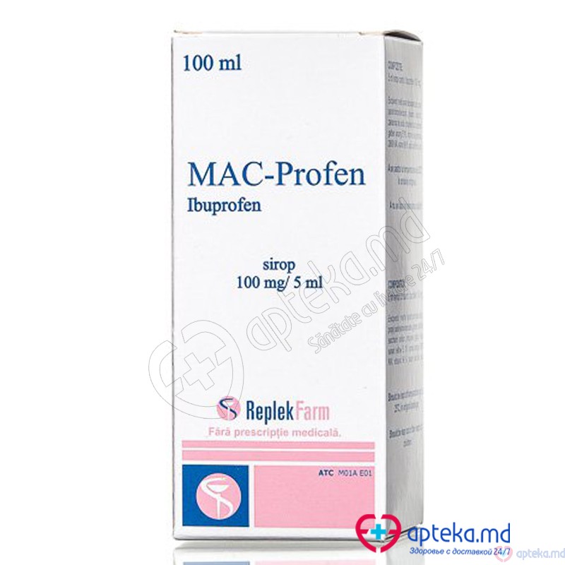 Mac-Profen sirop 100 mg/5 ml 100 ml N1