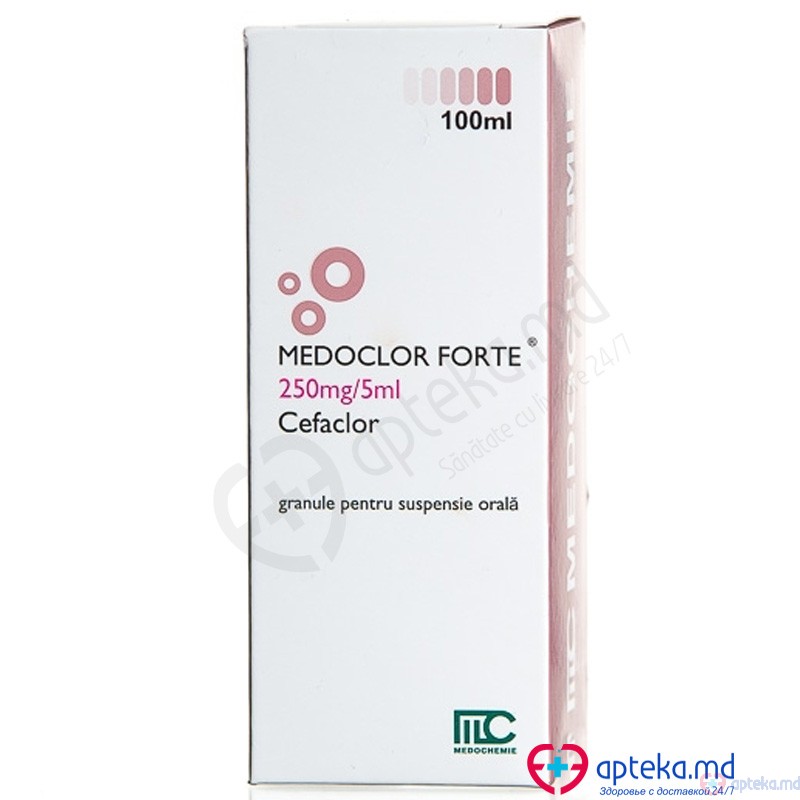 Medoclor Forte gran./susp. orala 250 mg/5 ml 100 ml N1