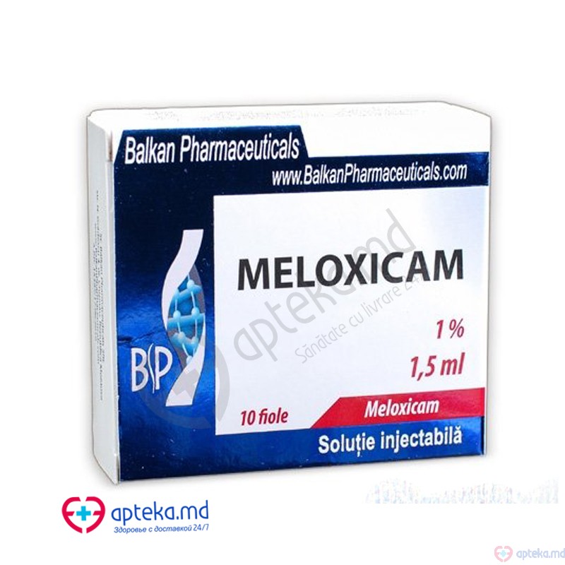 Meloxicam sol. inj. 1% 1,5 ml N10