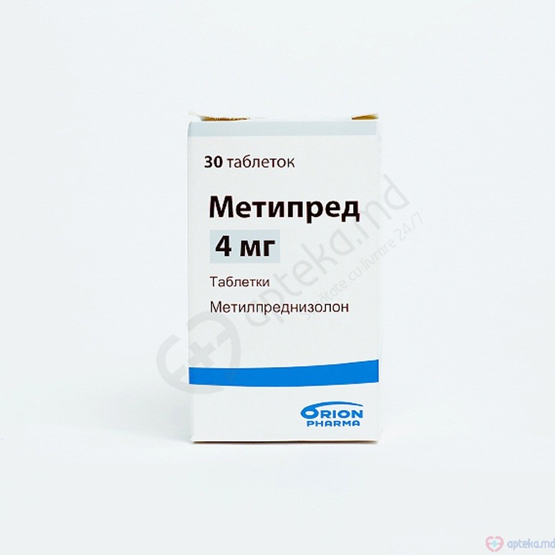 Метипред, таб 4мг, N30