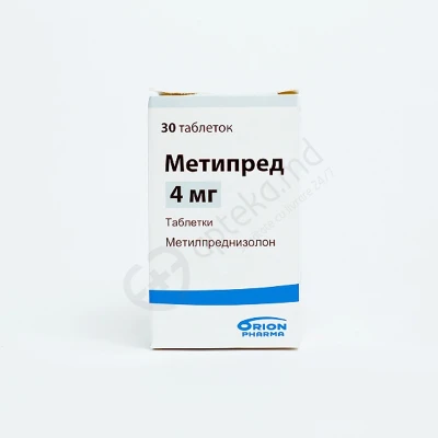 Метипред, таб 4мг, N30